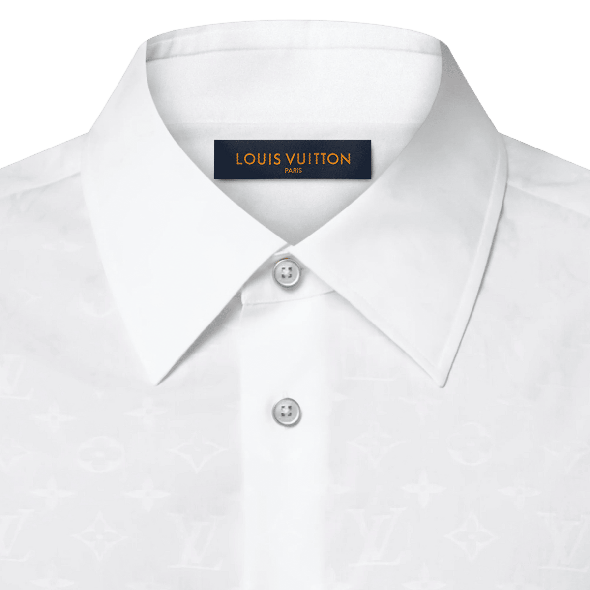Men's Jacquard Cotton Short-Sleeved Shirt