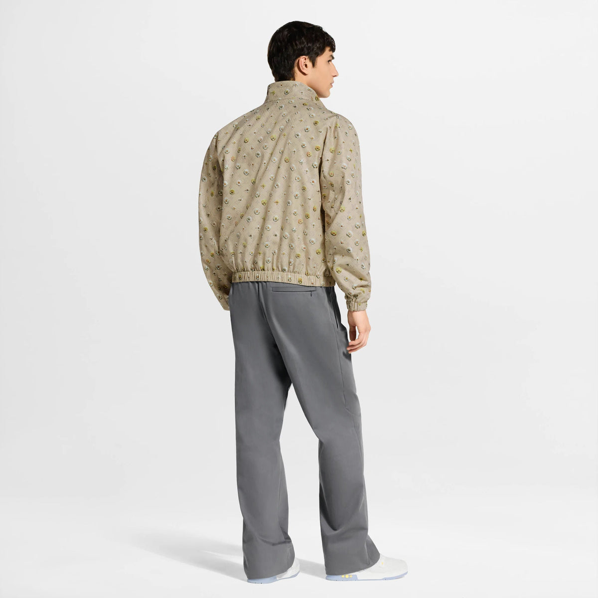 Men's Monogram Printed Track Top