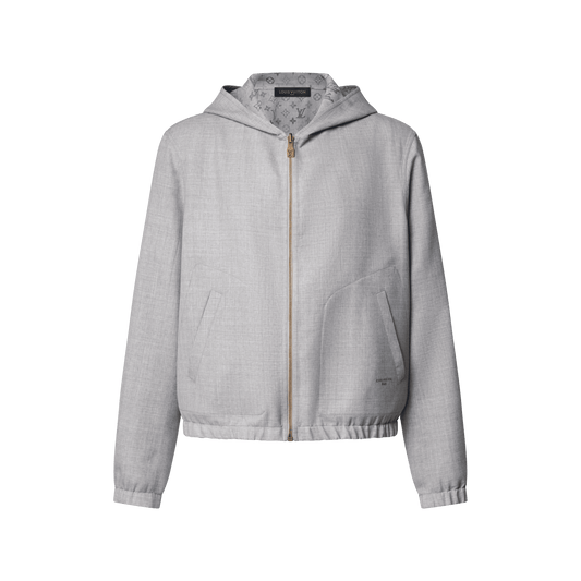 Men's Monogram Double Face Reversible Hooded Blouson