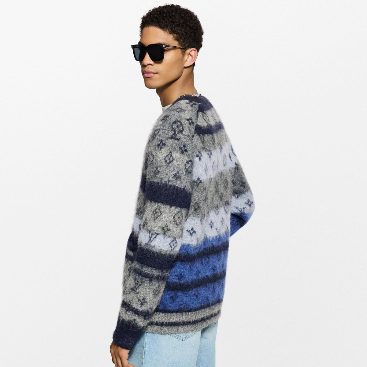 Men's Monogram Mohair Cardigan