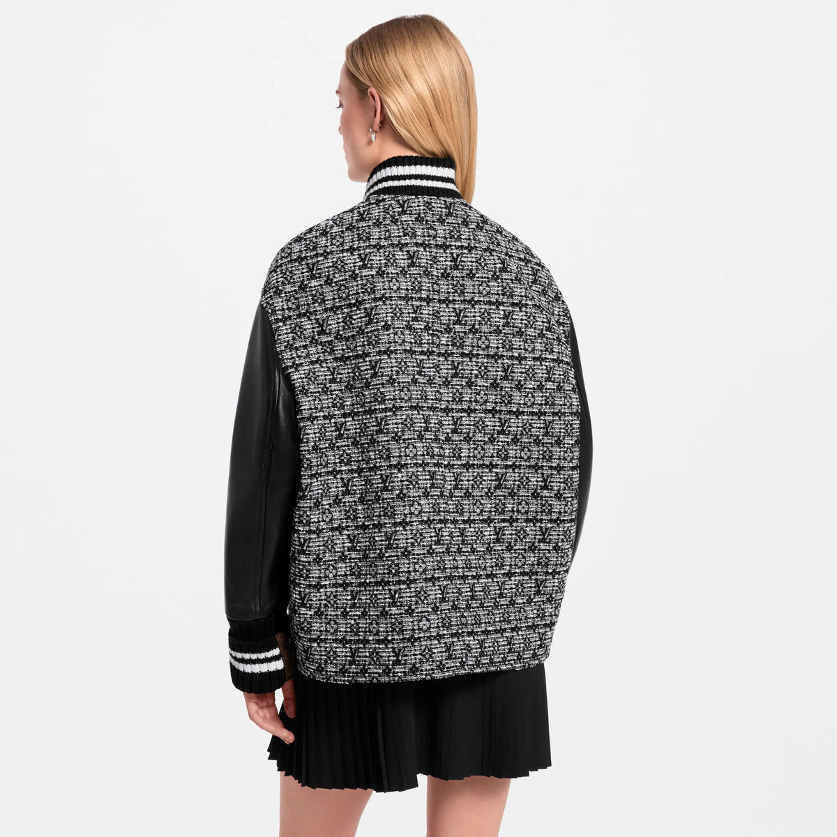 Women's Monogram Tweed Varsity Jacket