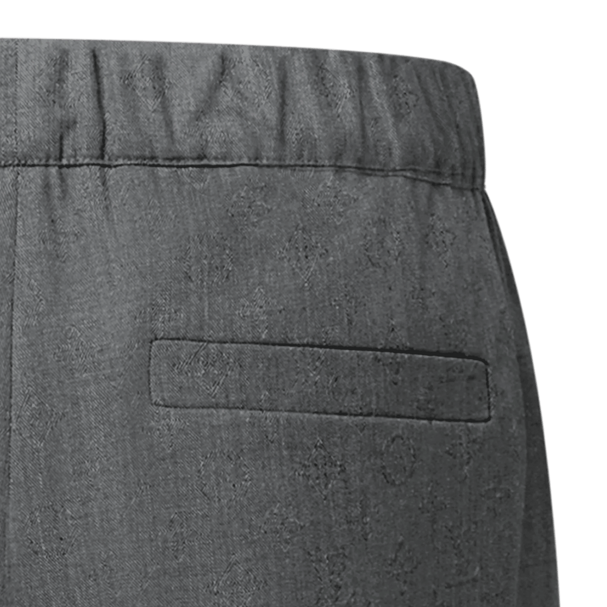 Men's Monogram Wool-Silk Drawstring Pants