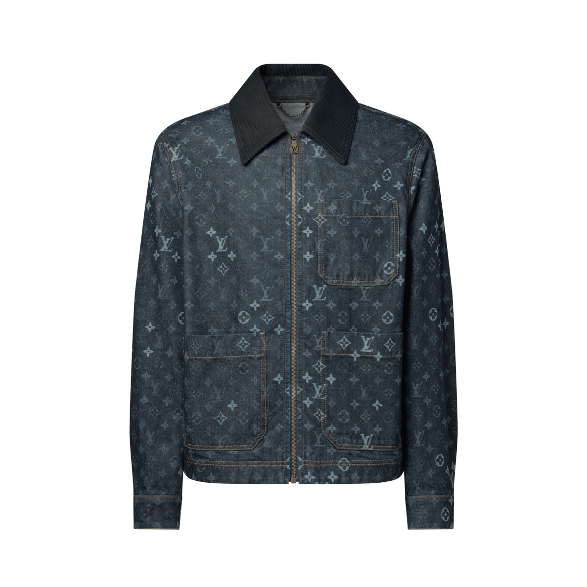 Men's Monogram Denim Workwear Jacket