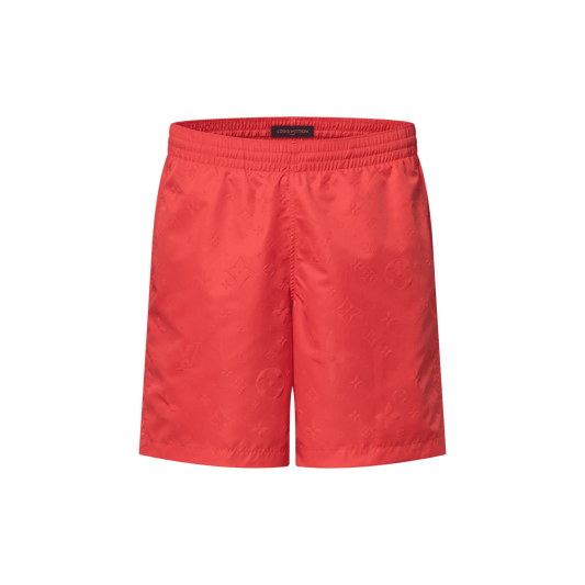 Men's Embossed Monogram Swimshorts