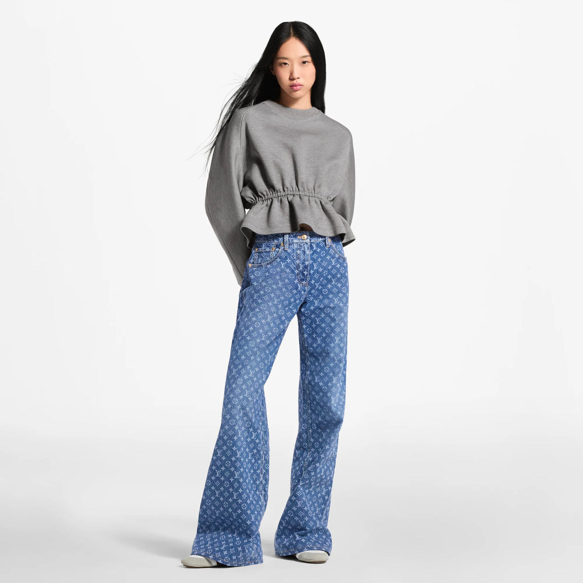 Women's Monogram Flared Jeans