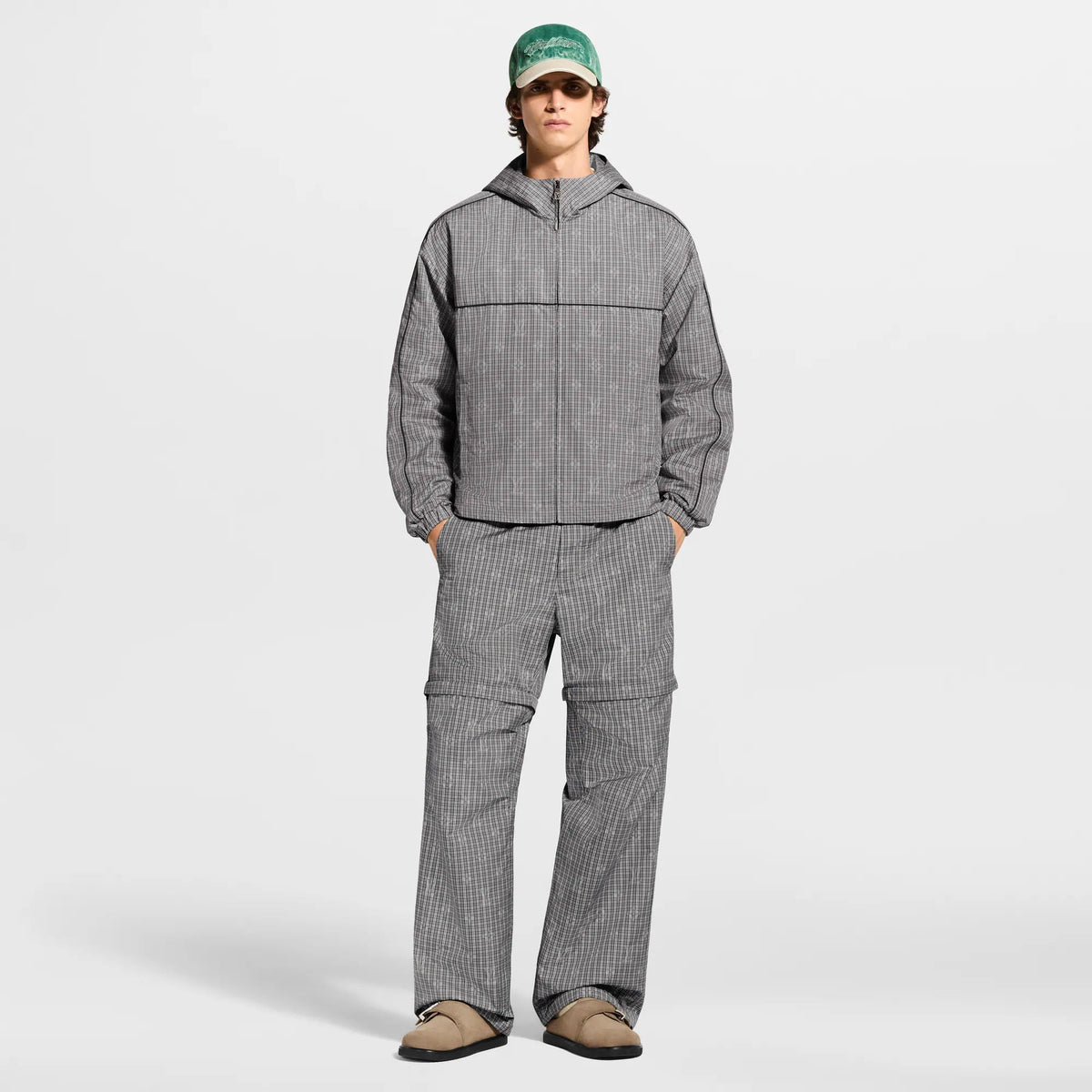Men's Monogram Check Windbreaker