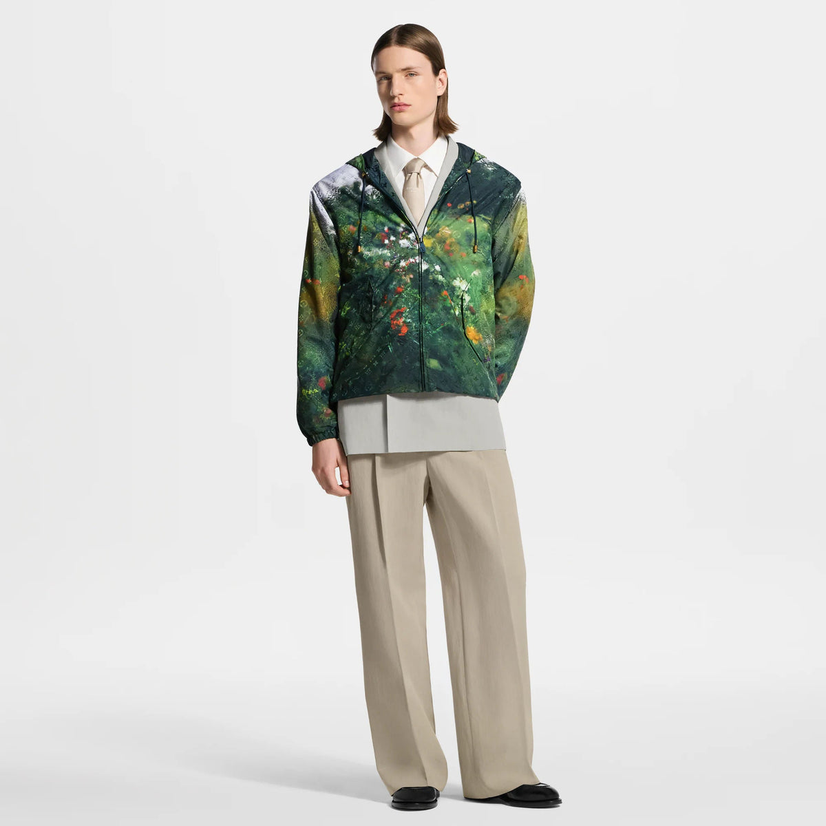 Men's Monogram Printed Windbreaker