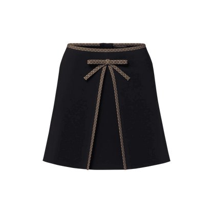 Women's Monogram Bow Mini Skirt