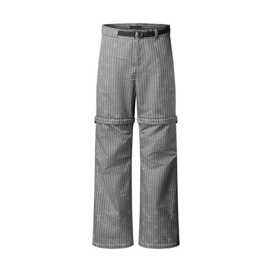 Men's Monogram Check Convertible Pants