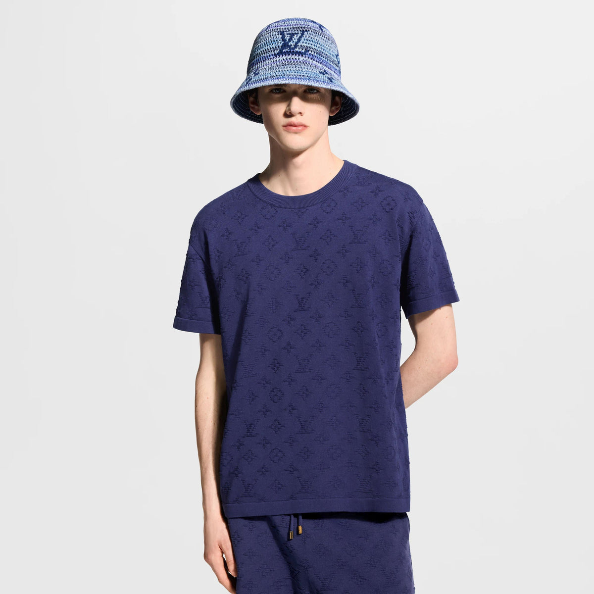 Men's Monogram Short-Sleeved Crewneck