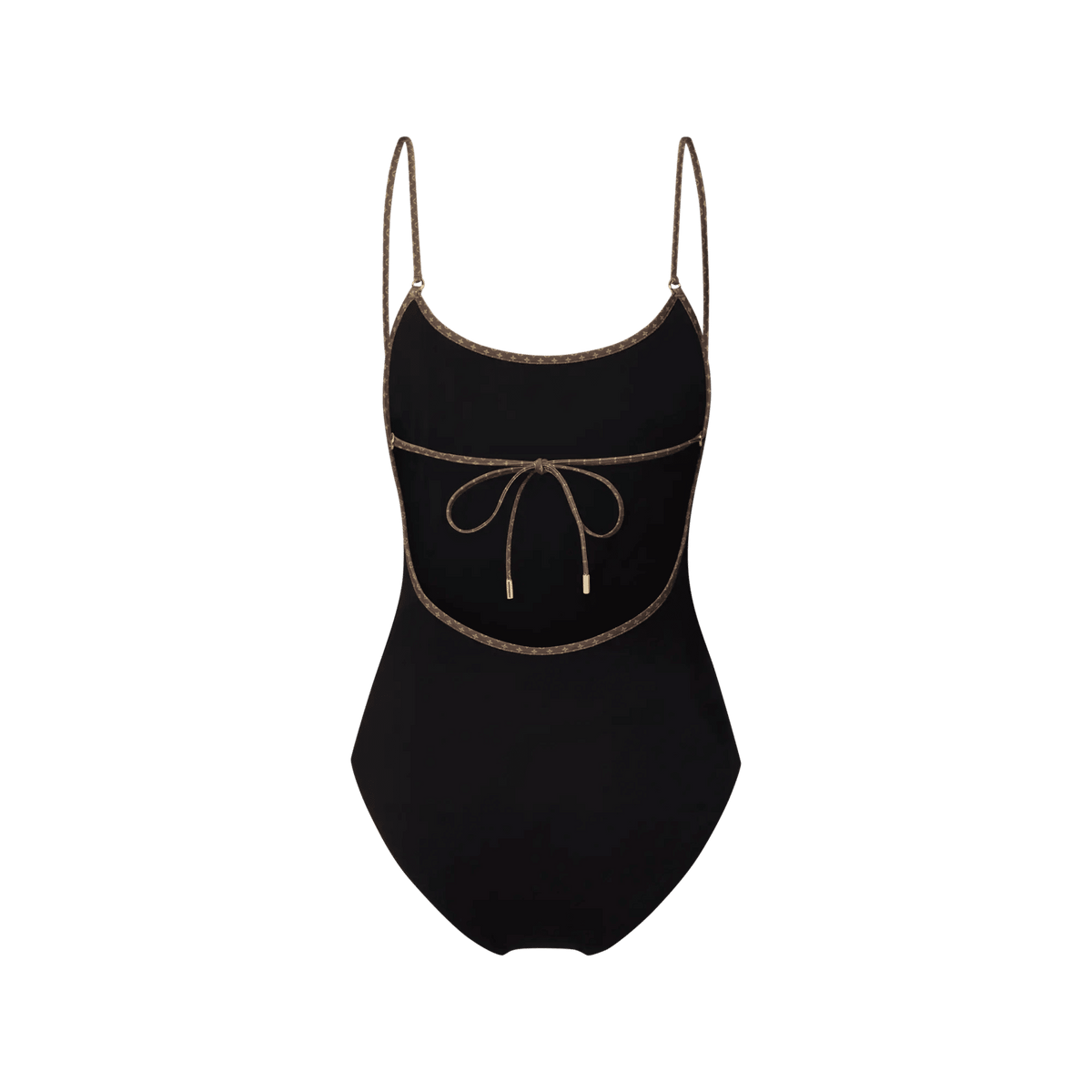 Women's Monogram Accent Scoop Back Swimsuit