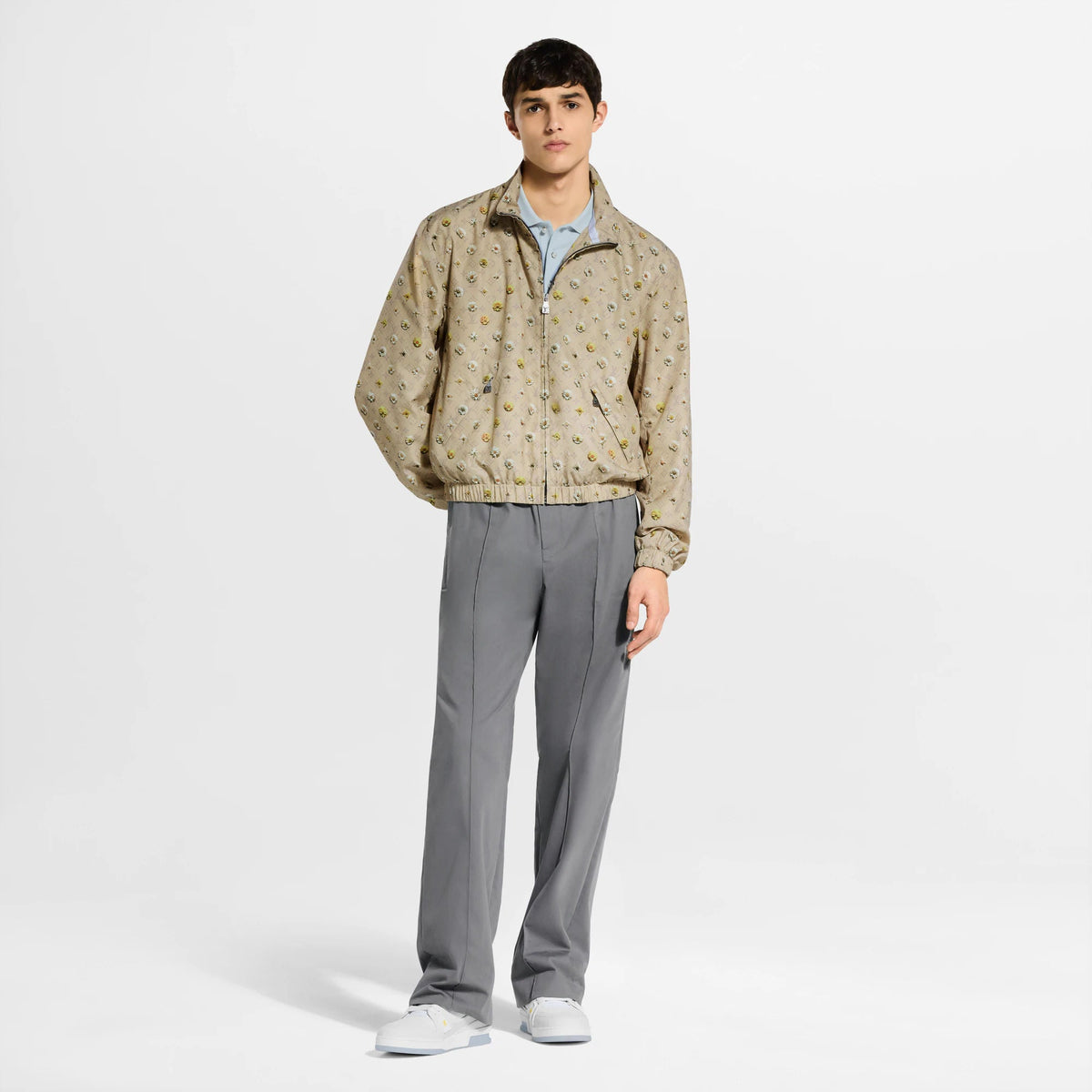 Men's Monogram Printed Track Top