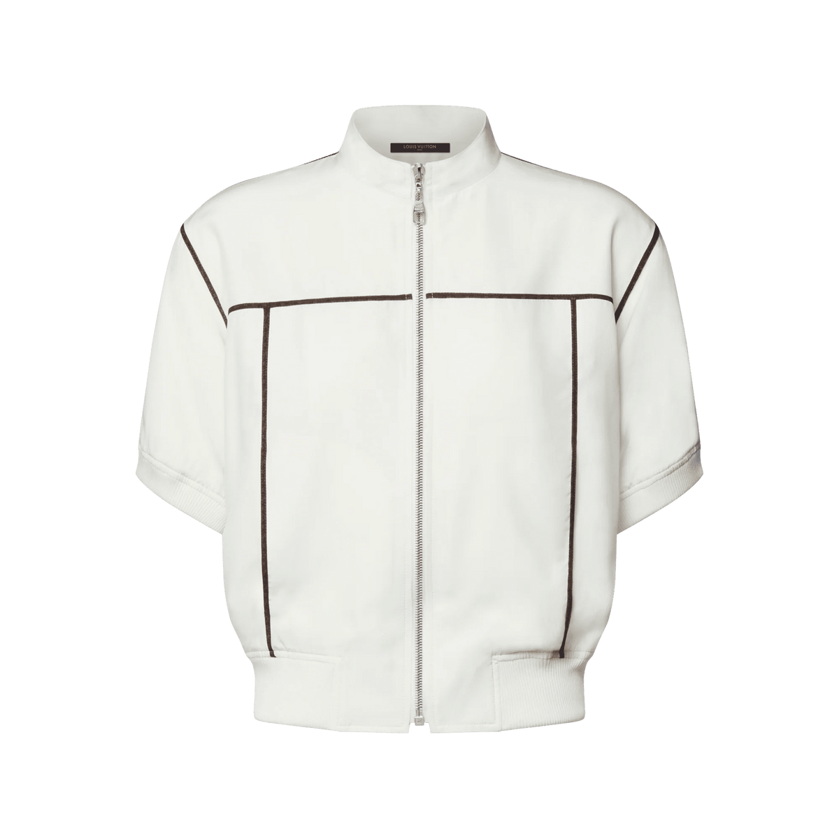 Women's Monogram Accent Short-Sleeved Bomber Jacket