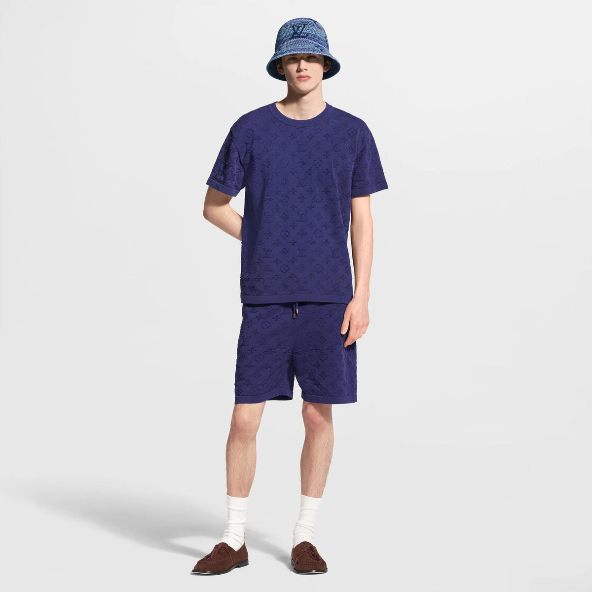 Men's Monogram Jersey Drawstring Shorts