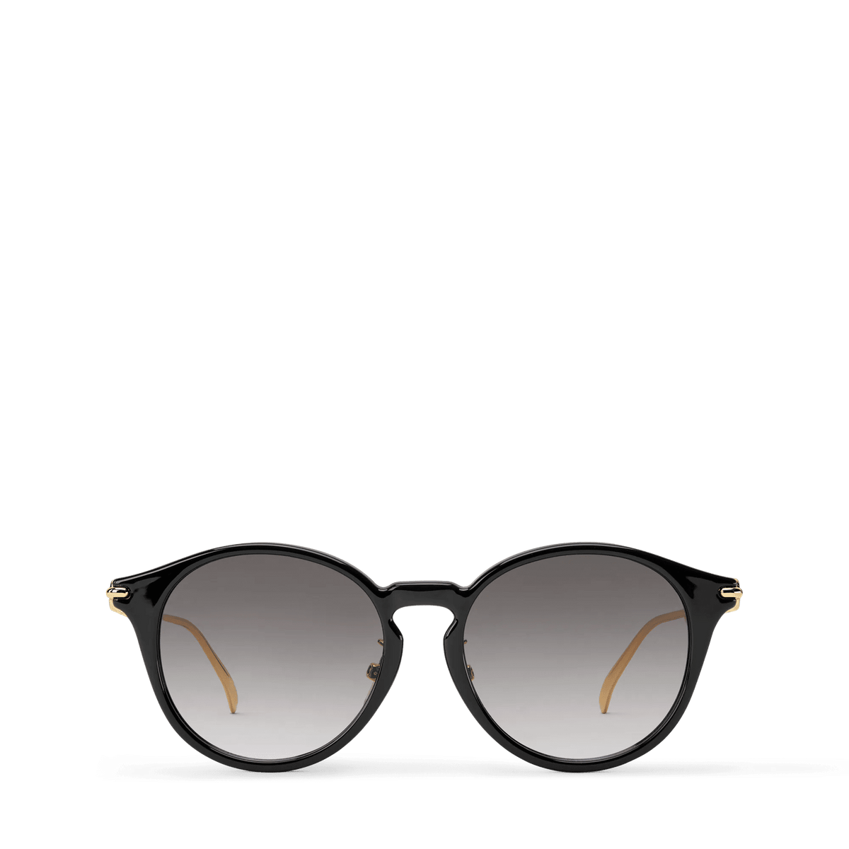 Women's Chain Two Round Sunglasses