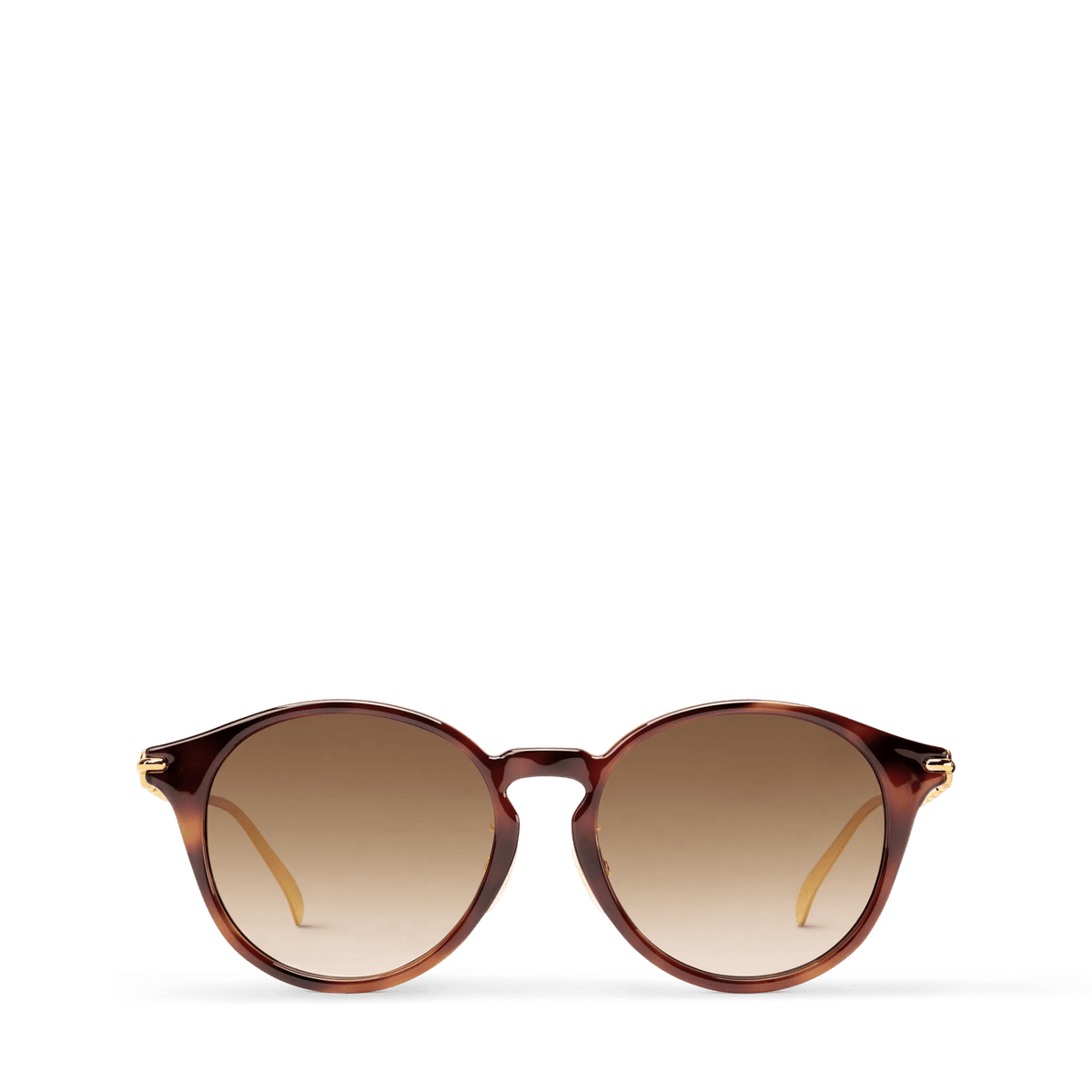 Women's Chain Two Round Sunglasses