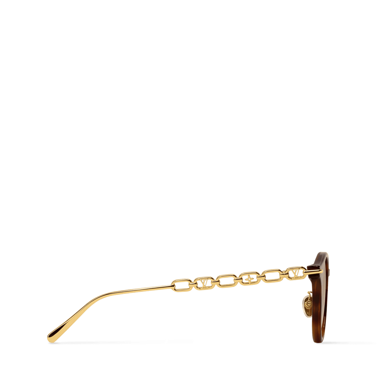 Women's Chain Two Round Sunglasses