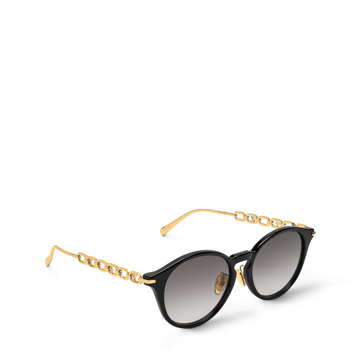 Women's Chain Two Round Sunglasses