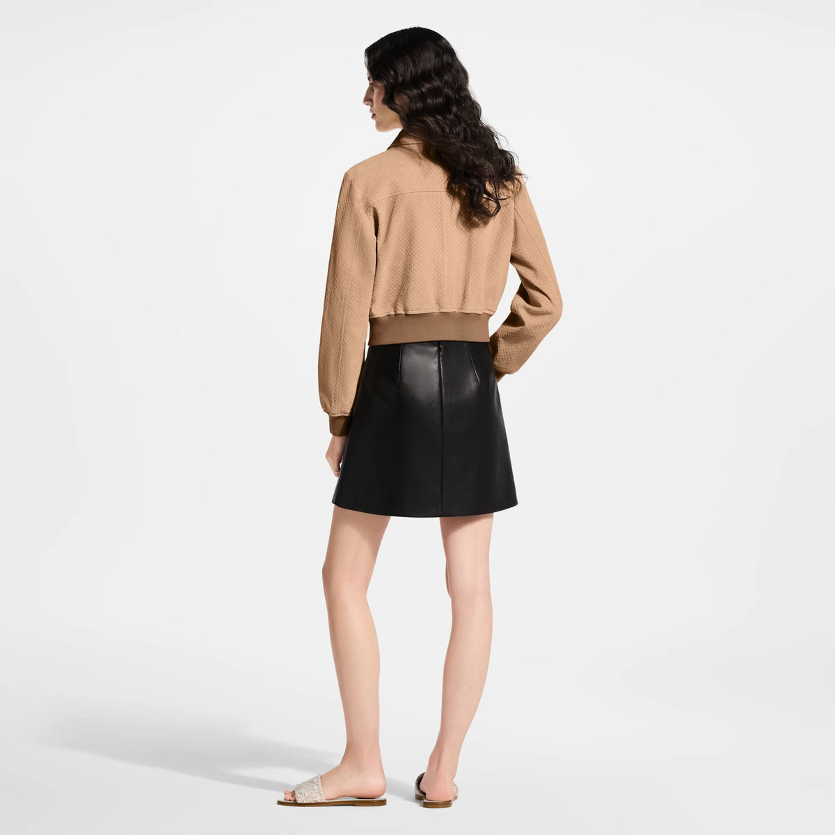 Women's Nanogram Suede Bomber Jacket