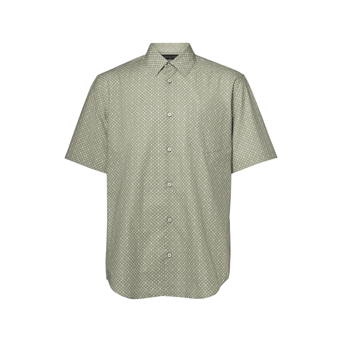 Men's Nanogram Print Short-Sleeved Shirt