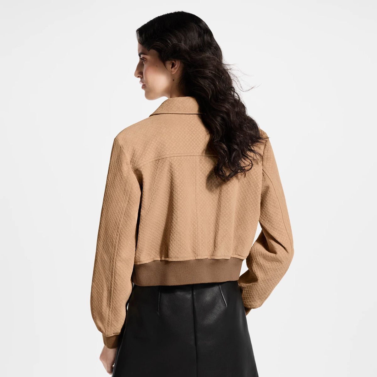Women's Nanogram Suede Bomber Jacket