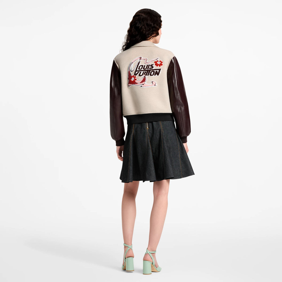 Women's Patch Varsity Jacket