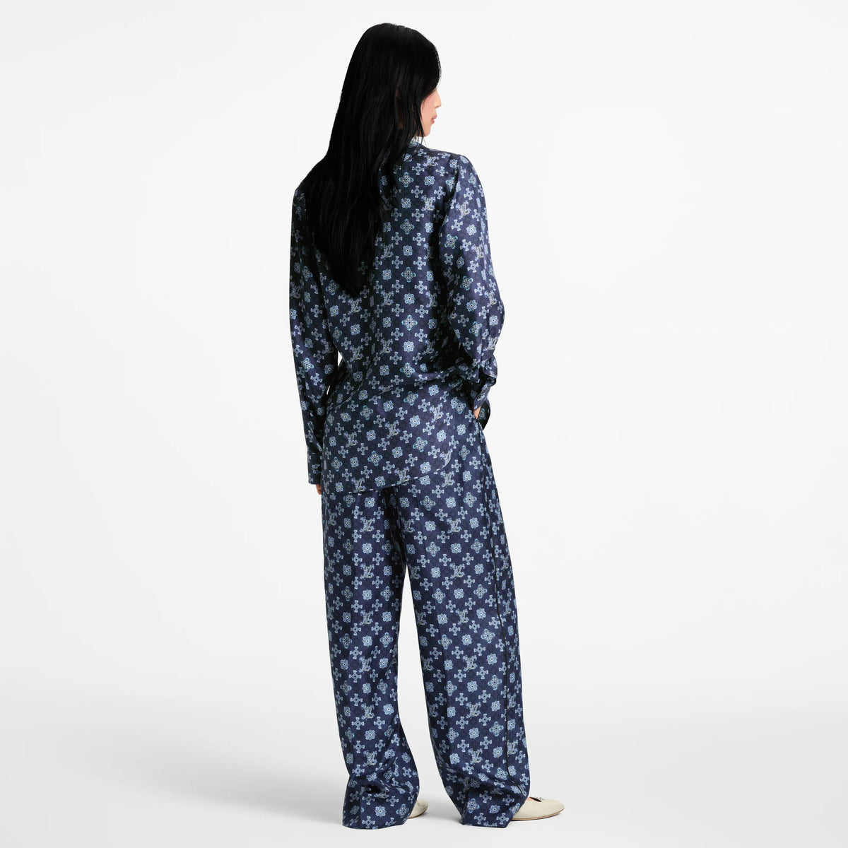 Women's Nouveau Monogram Silk Shirt