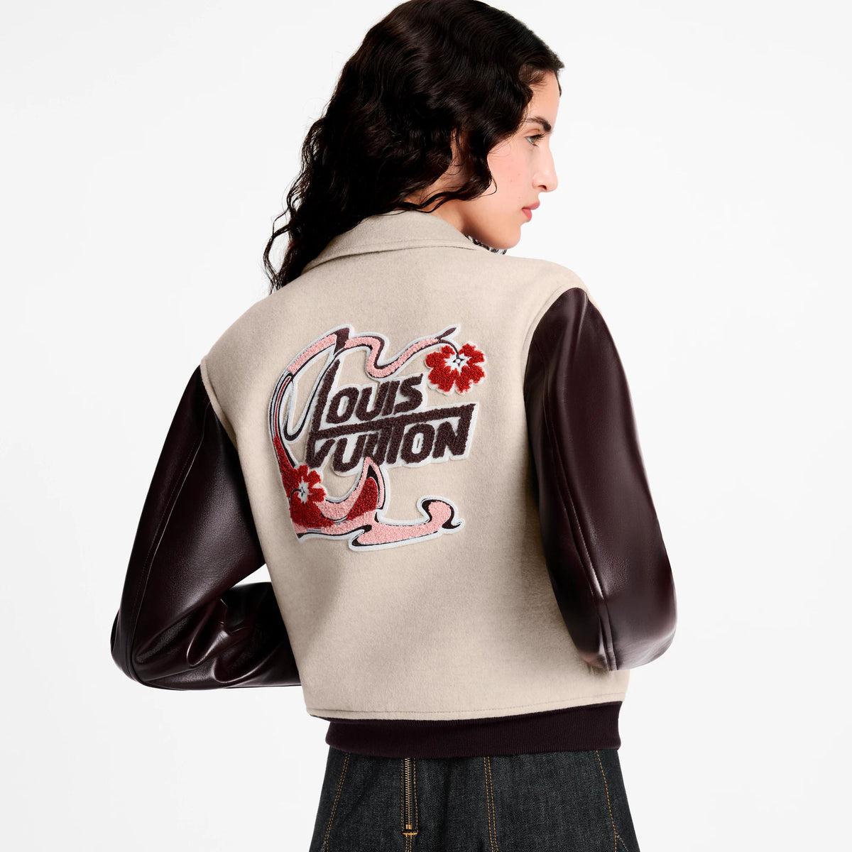 Women's Patch Varsity Jacket