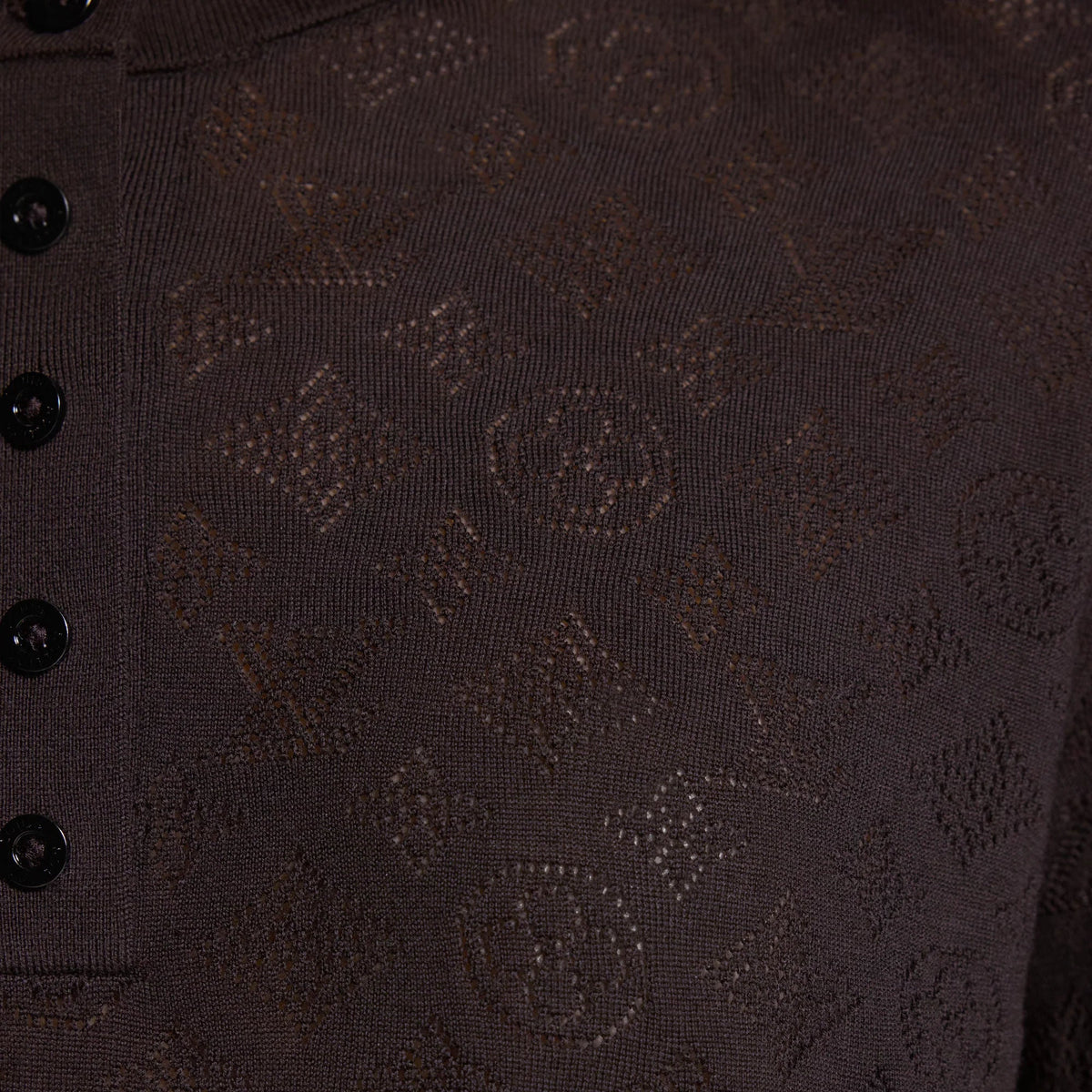 Women's Openwork Mahina Henley Pullover