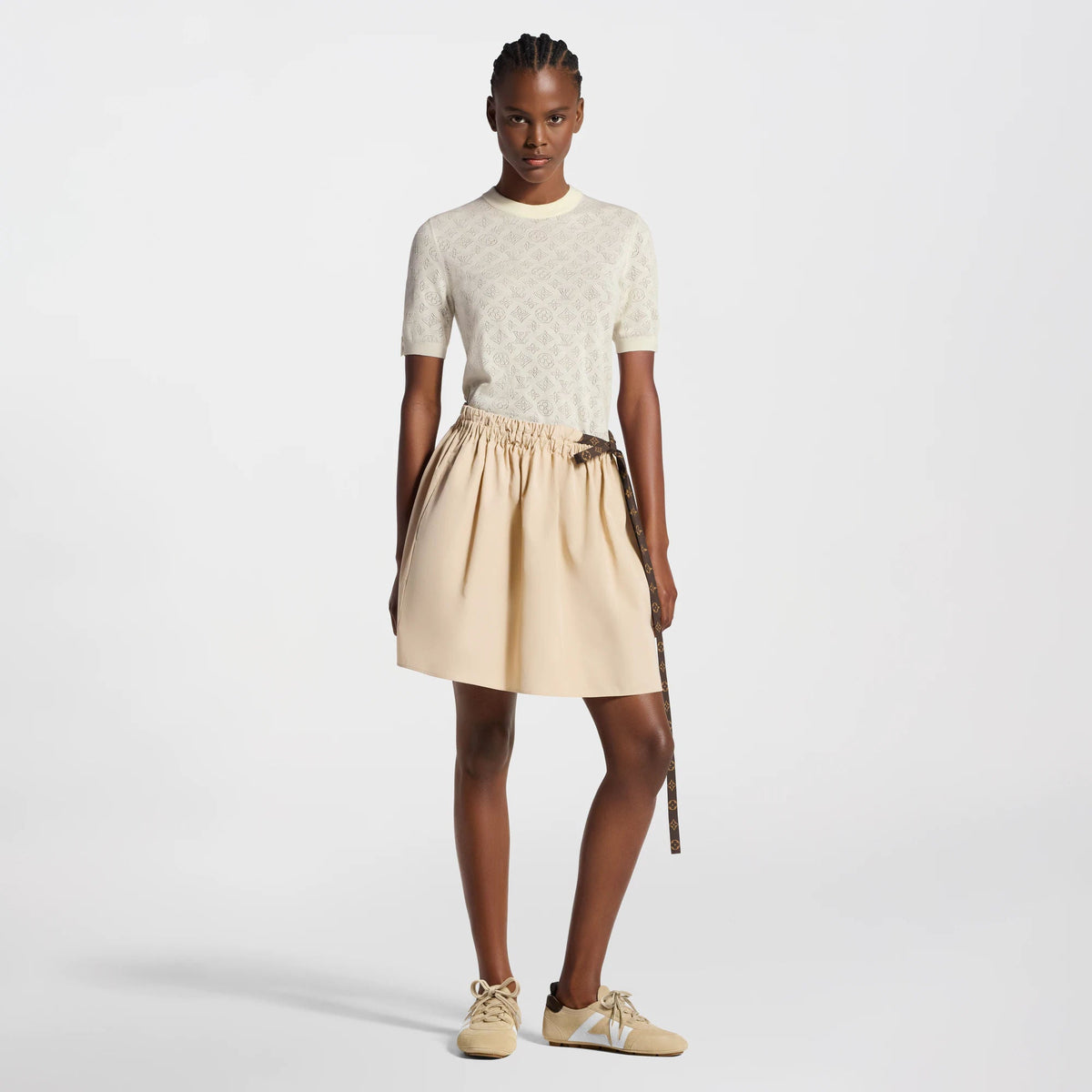 Women's Openwork Knit Top