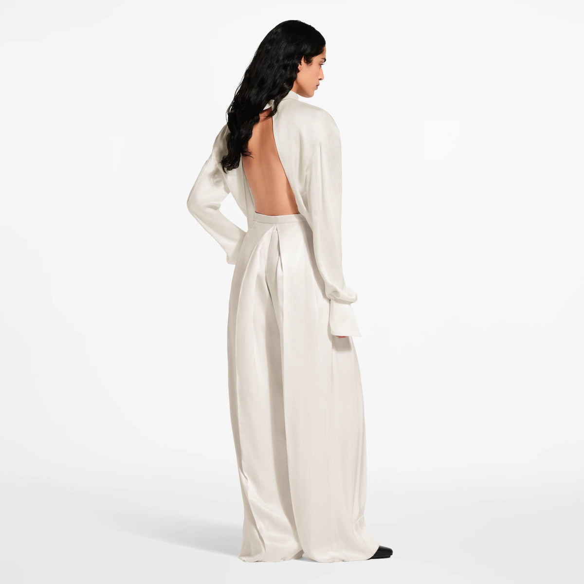 Women's Open Back Blouse