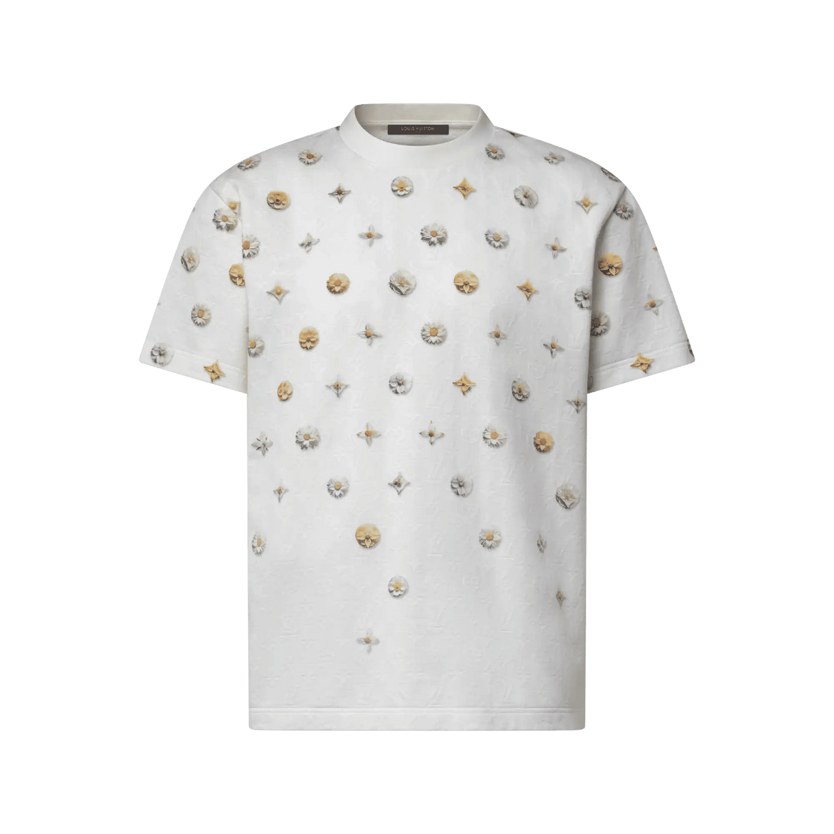 Men's Overprinted Monogram Jacquard T-Shirt