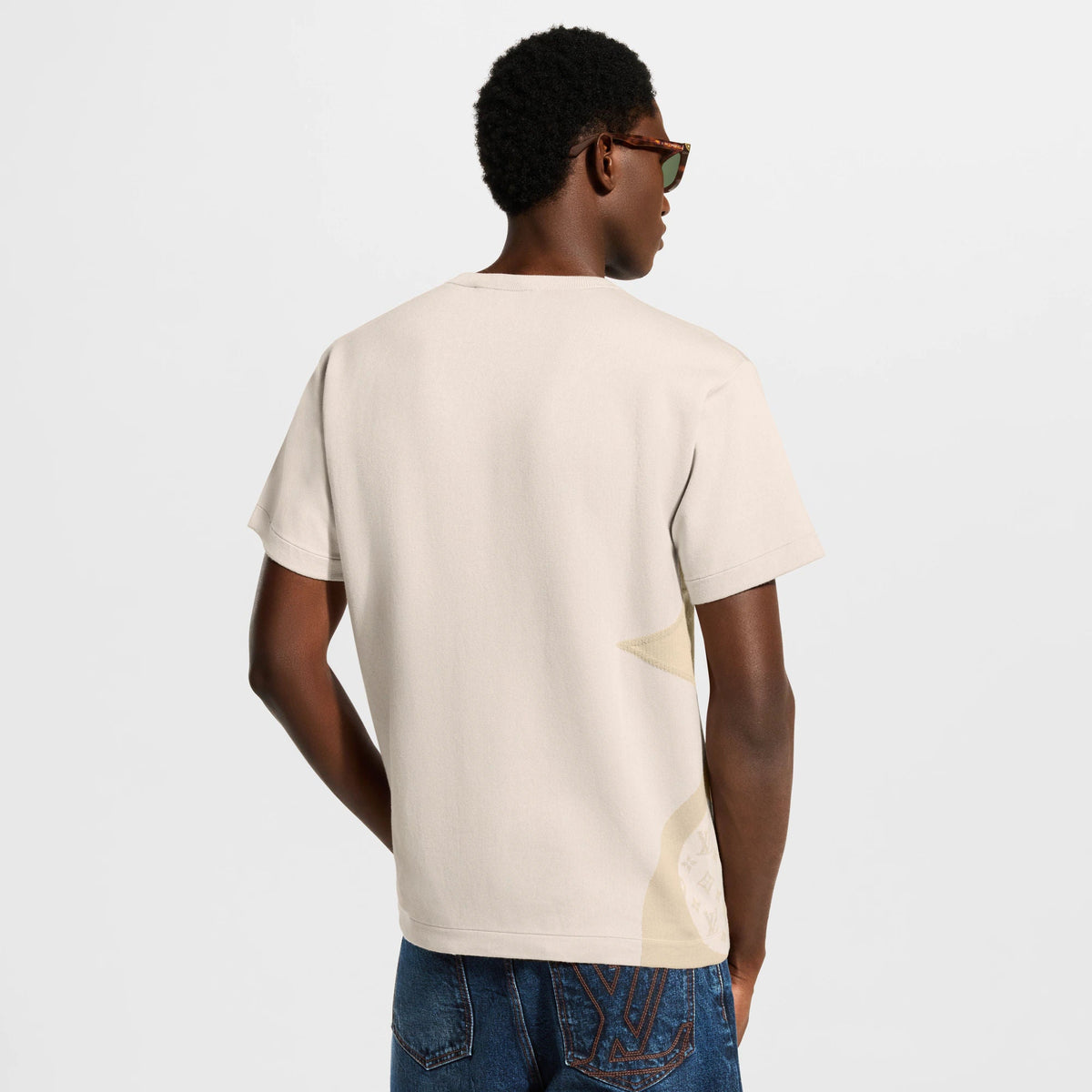 Men's Patchwork Signature Short-Sleeved Crewneck
