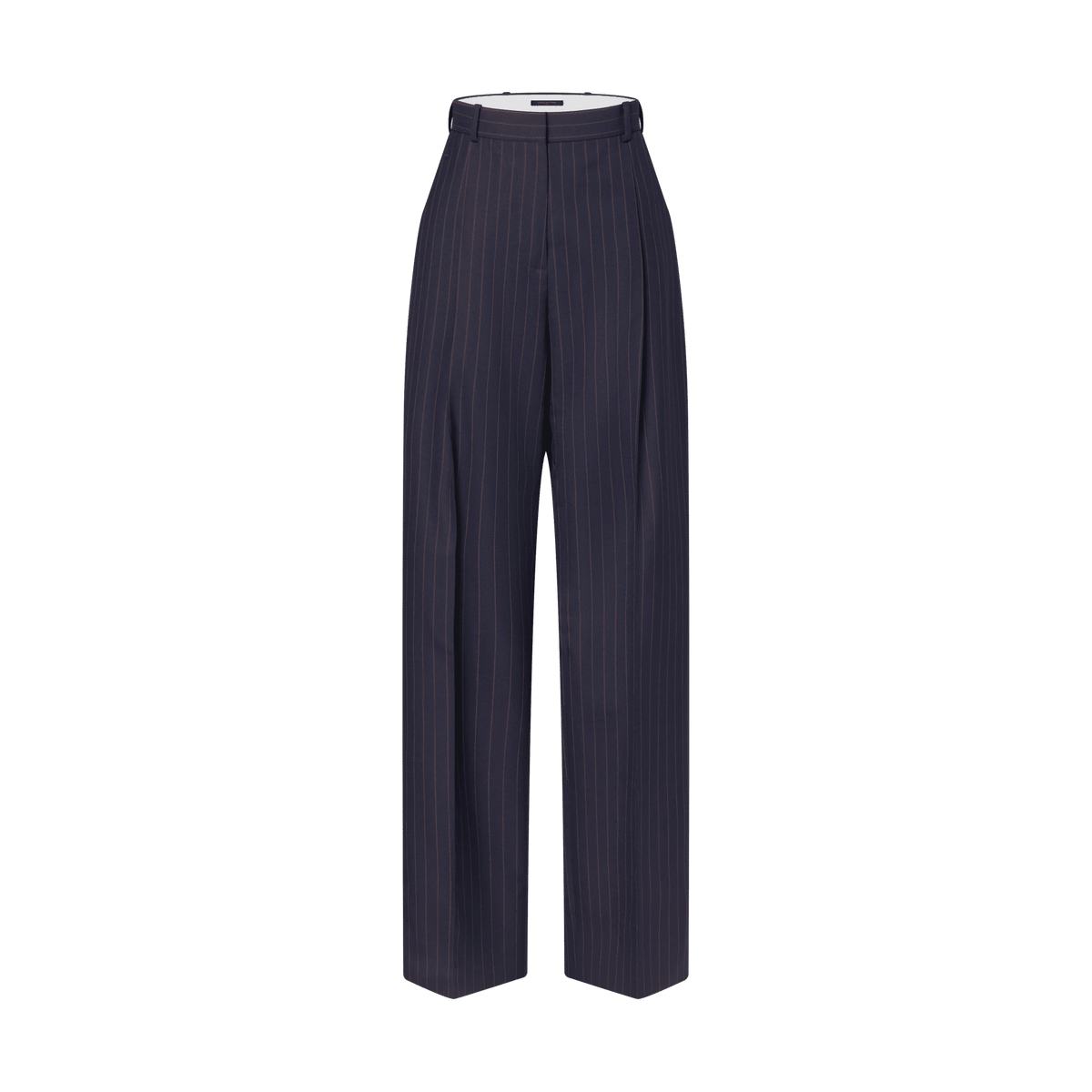 Women's Wide-Leg Pinstriped Pants