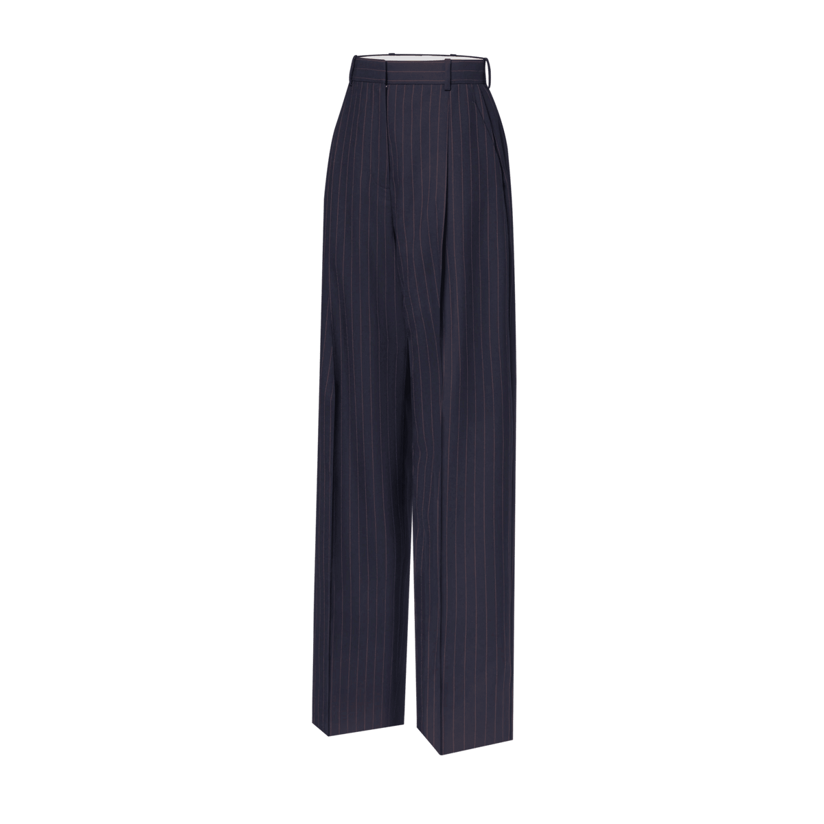 Women's Wide-Leg Pinstriped Pants