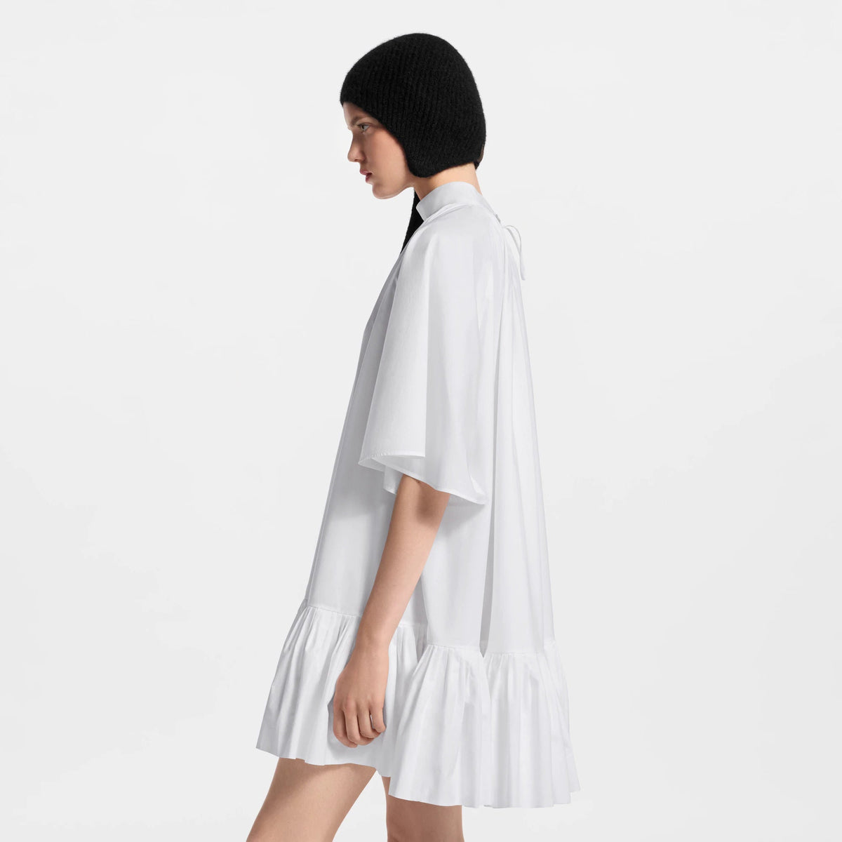 Women's Pleat Detail Babydoll Dress