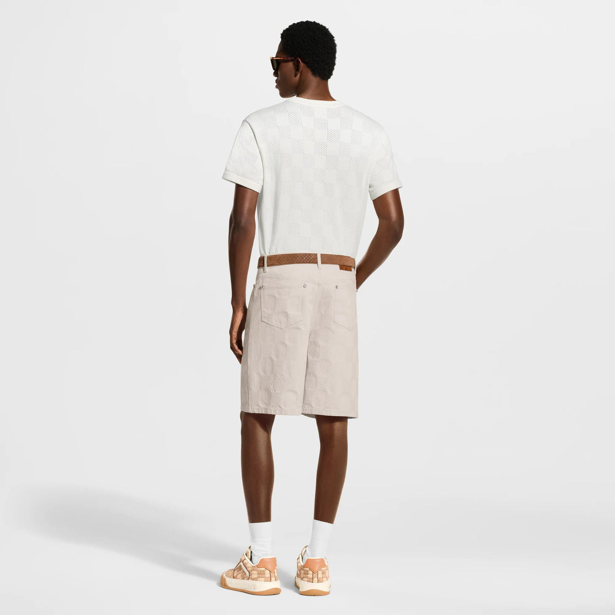 Men's Pointelle Signature Short-Sleeved Crewneck