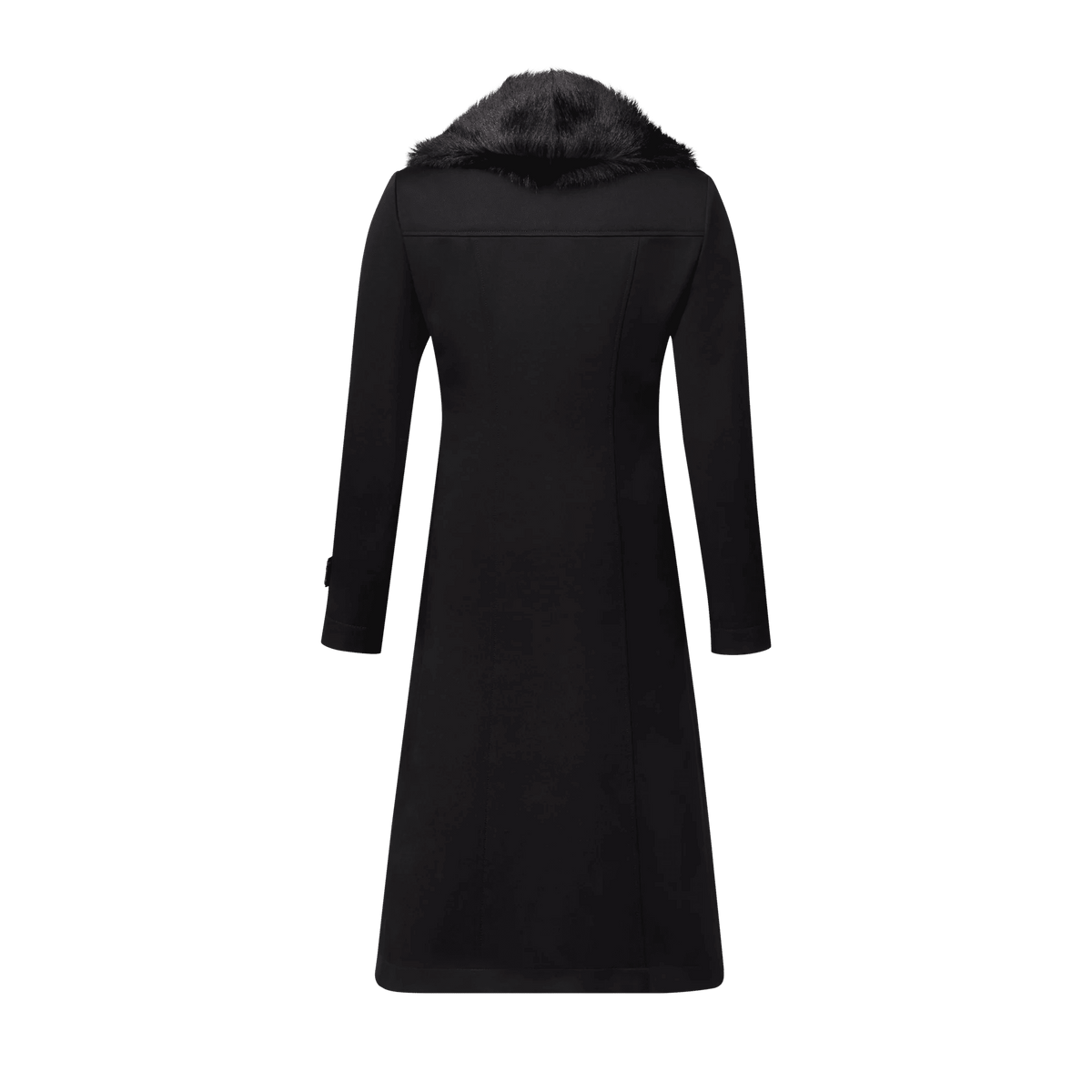Women's Removable Collar Rustic Button Coat