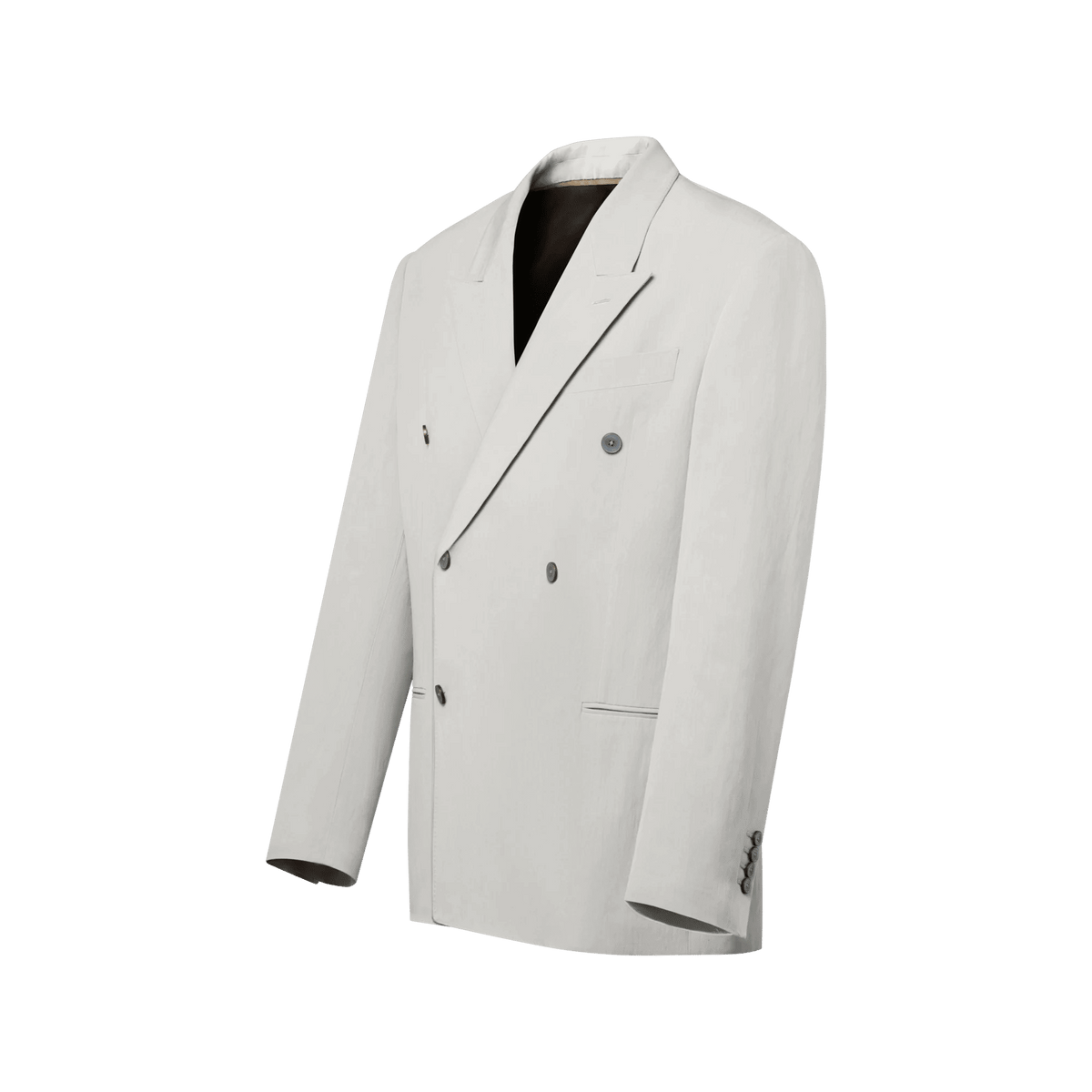 Men's Relaxed Double-Breasted Jacket