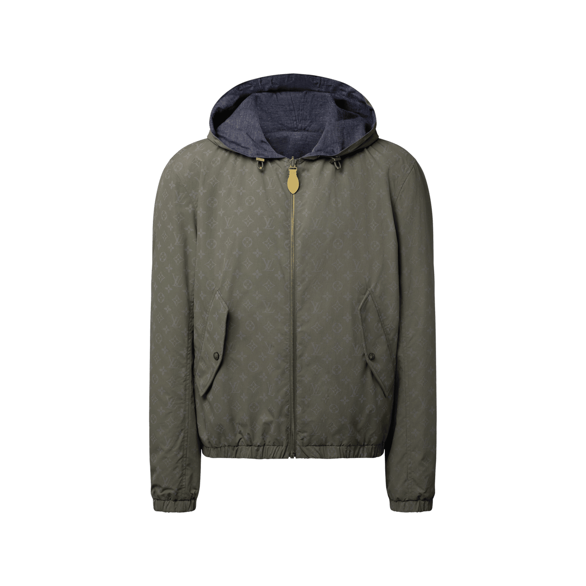Men's Reversible Monogram Reflective Windbreaker