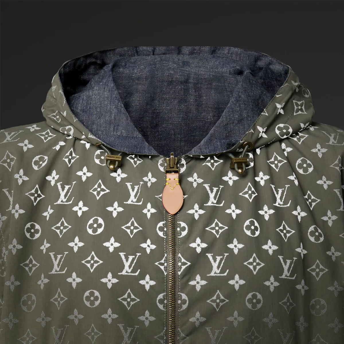 Men's Reversible Monogram Reflective Windbreaker