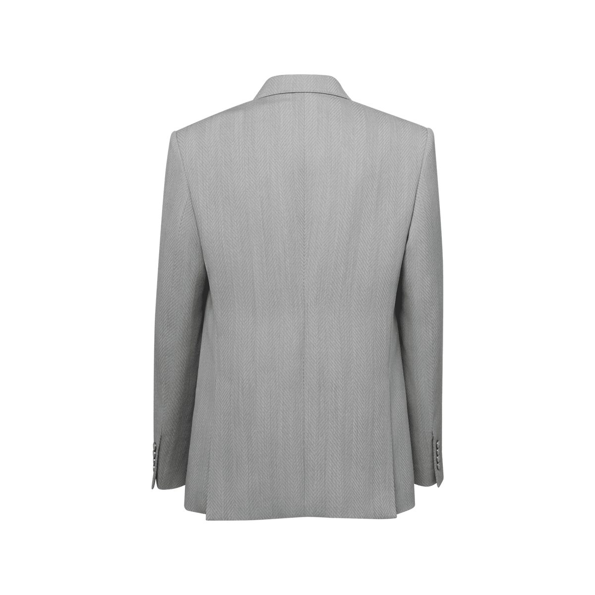 Men's Relaxed Reflective Double-Breasted Jacket