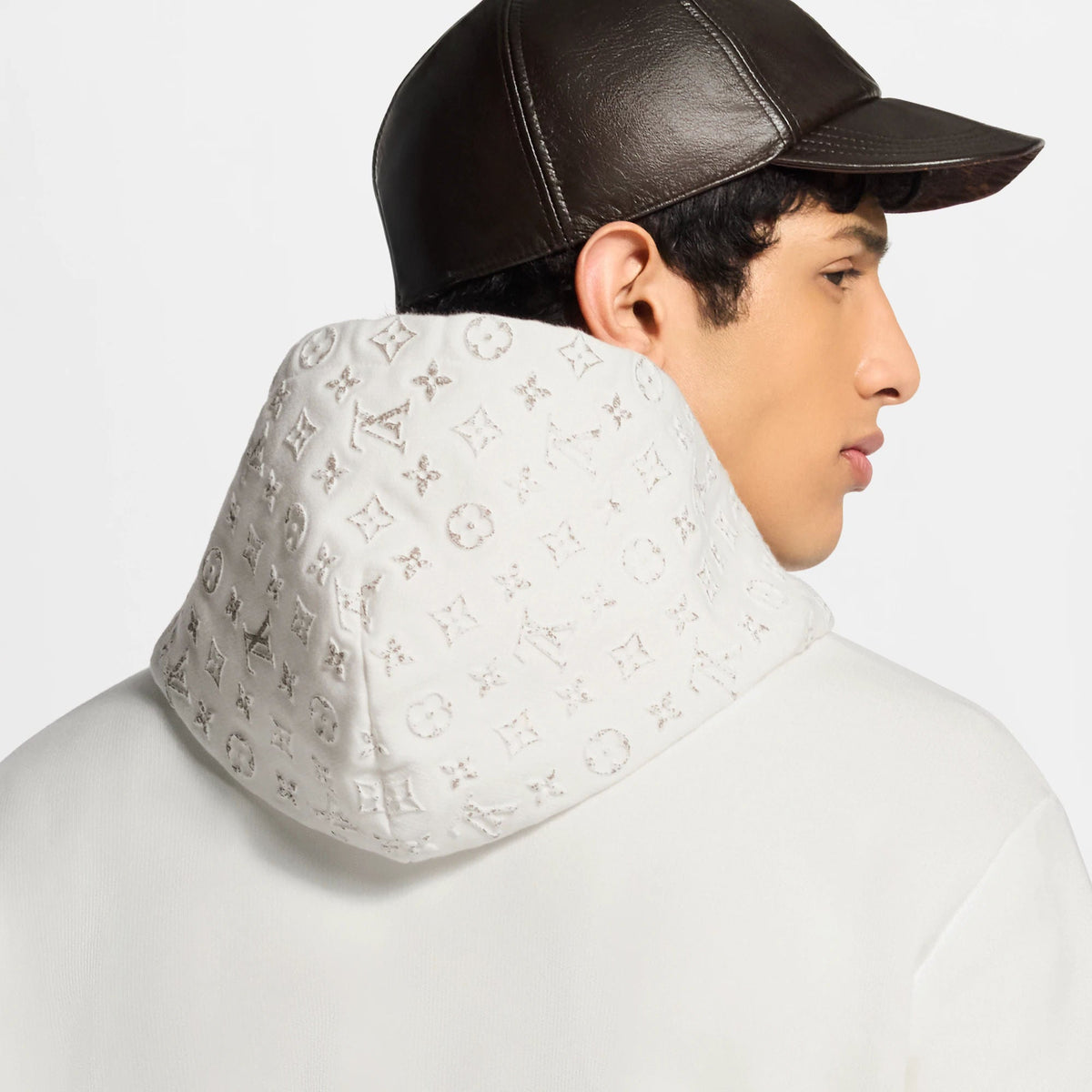 Men's Reflective Zippered Cotton Hoodie