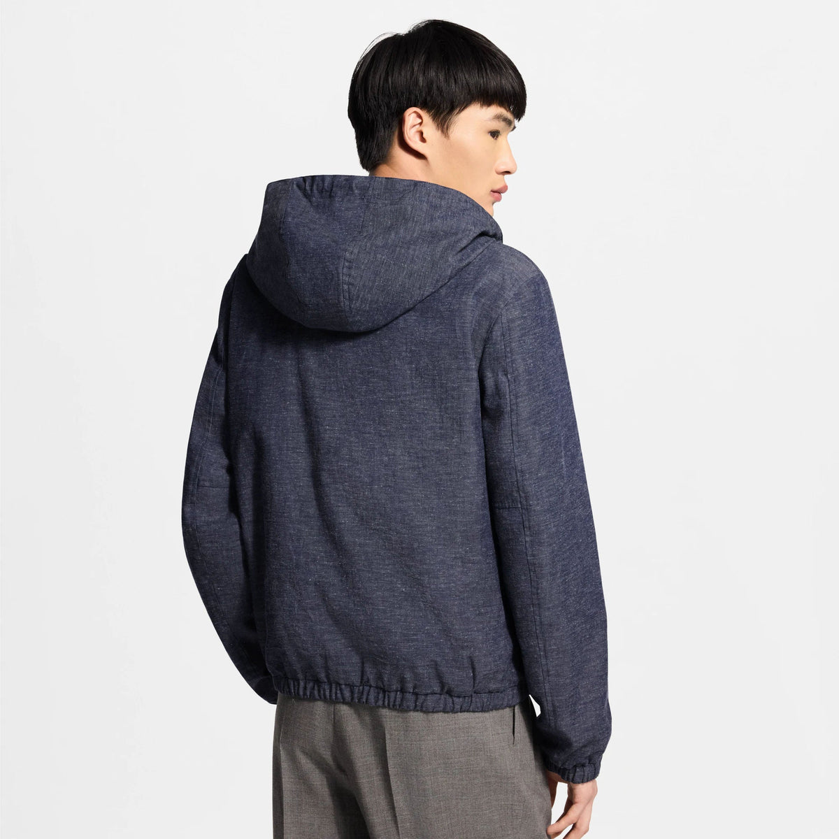 Men's Reversible Monogram Reflective Windbreaker