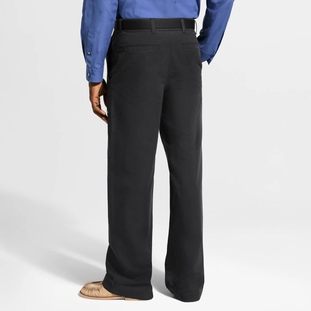 Men's Relaxed Pants With Embossed Signature