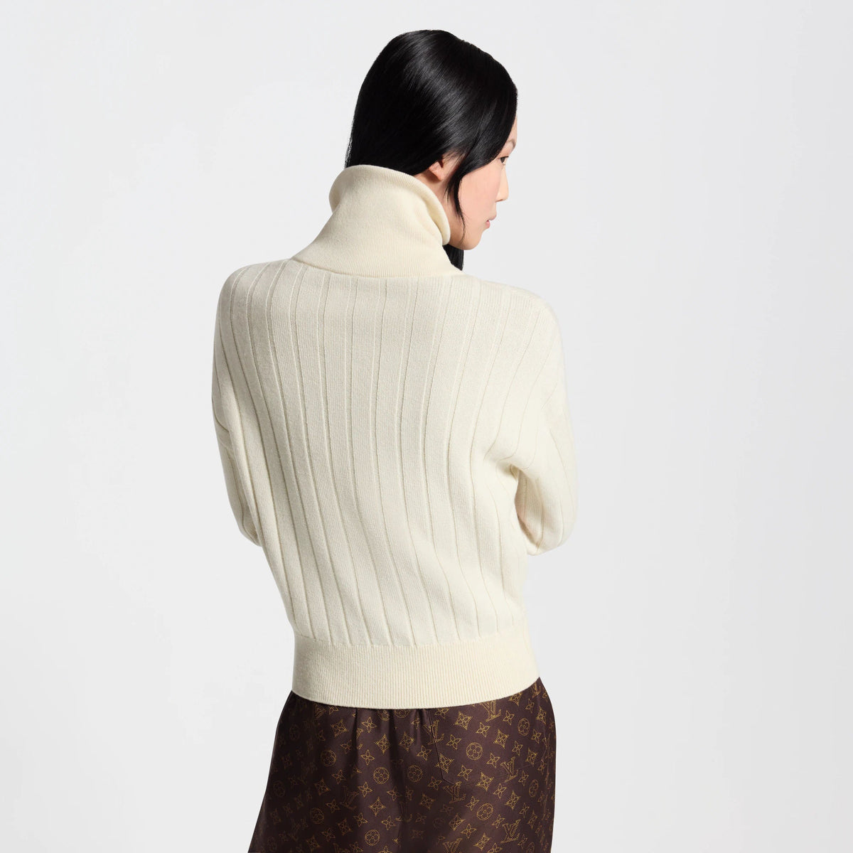 Women's Ribbed-Knit Zip-Up Cardigan
