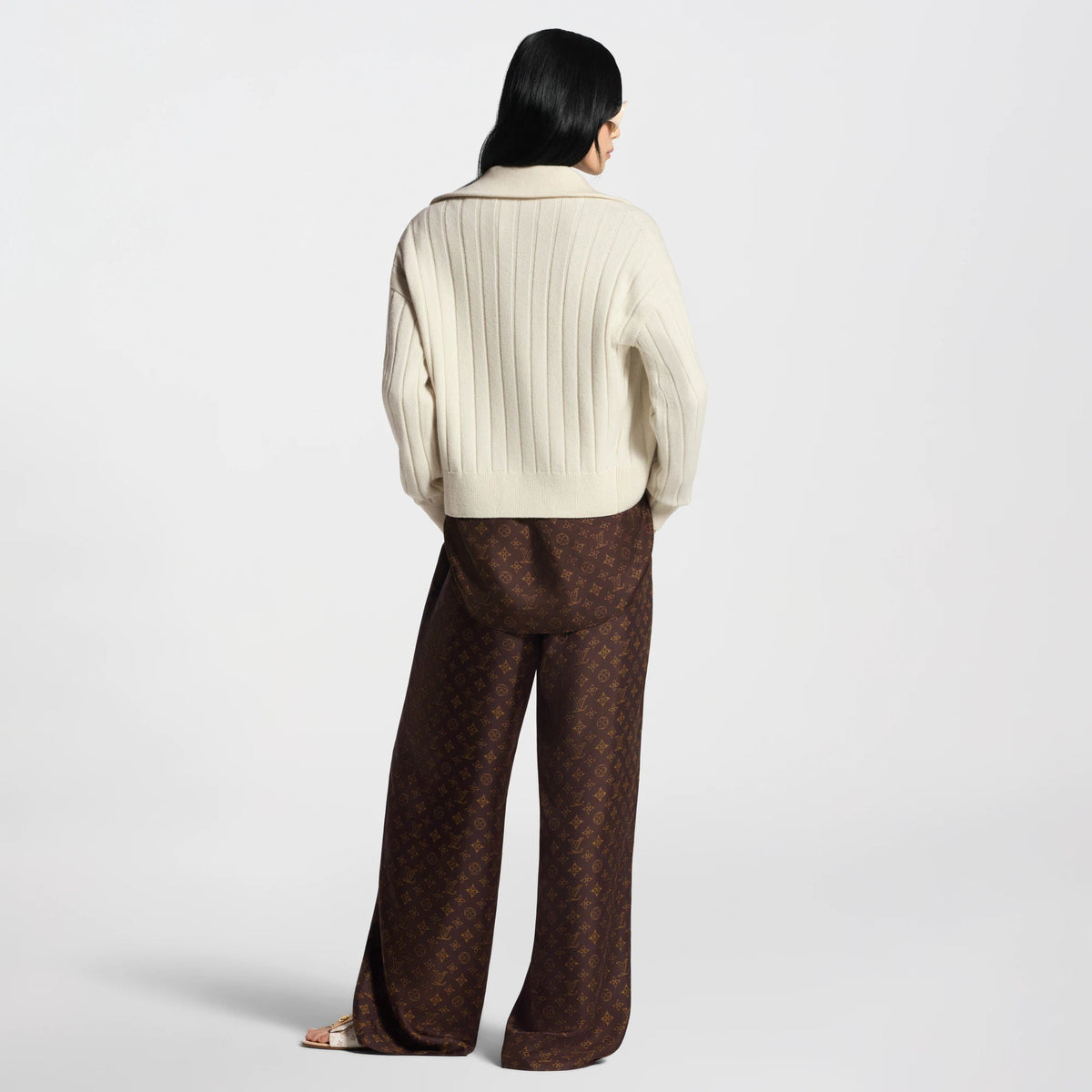 Women's Ribbed-Knit Zip-Up Cardigan