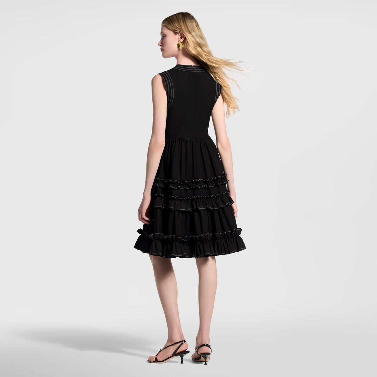 Women's Ruffle Trim Dress