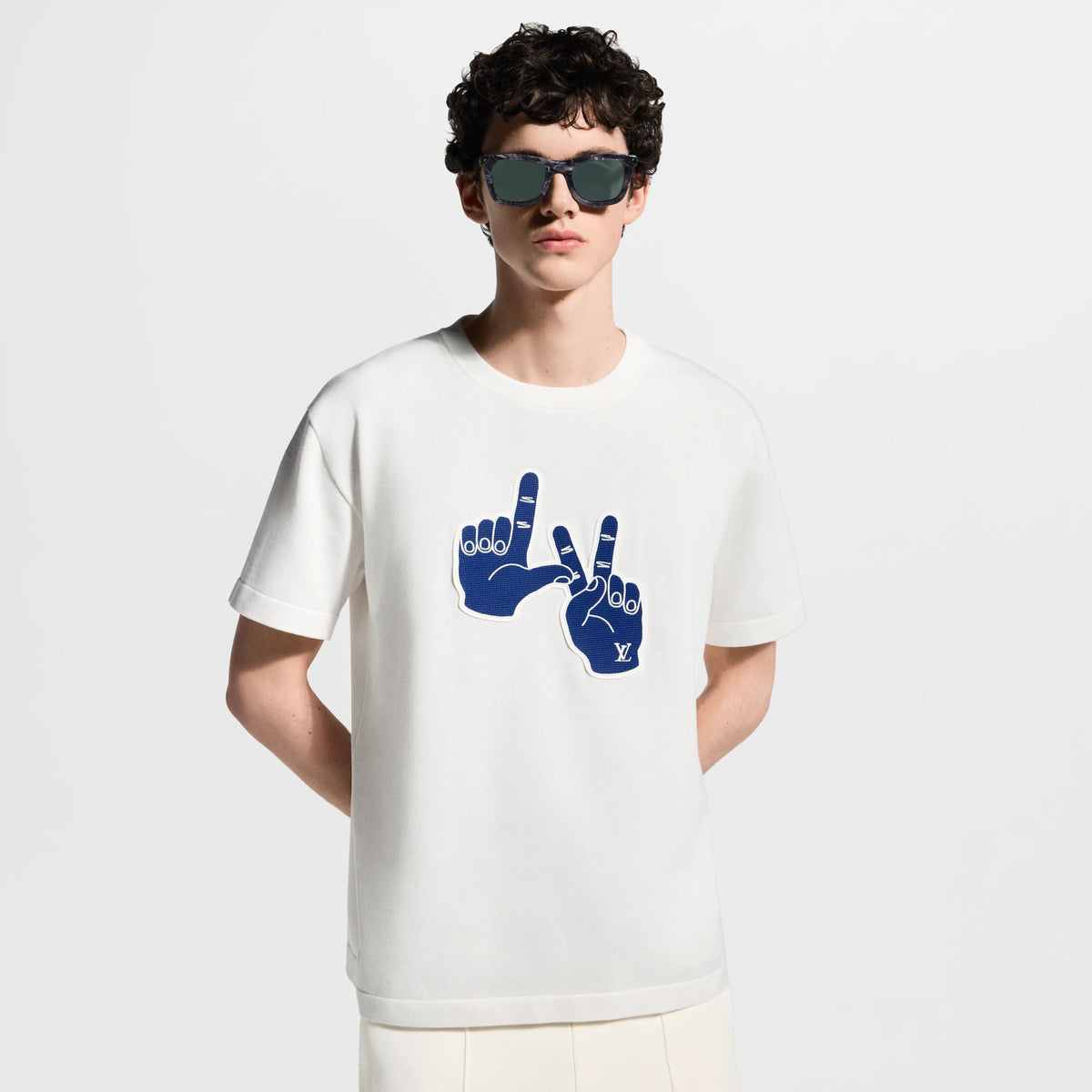 Men's Signature Patch Short-Sleeved Crewneck