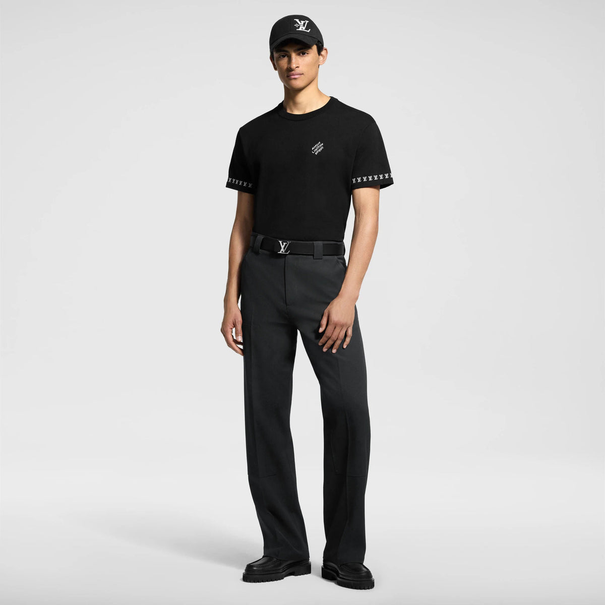 Men's Short-Sleeved Cotton Crewneck